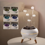 DEALFUN Jellyfish, difusor con anillo de niebla de 5 boquillas para dormitorio relajante