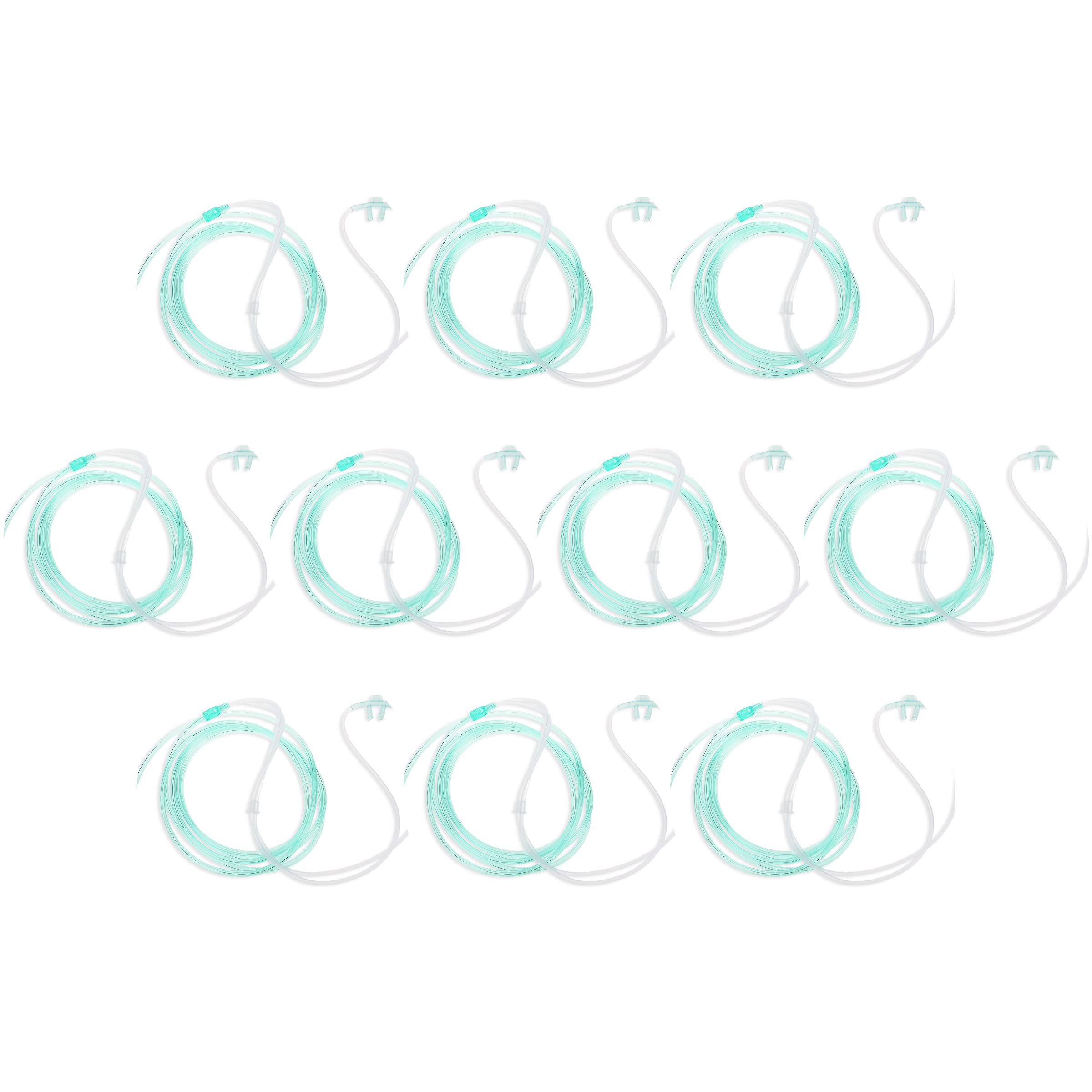 Dealmed canula nasal adulta recta de 7 pies para oxígeno estable