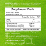 DEAL SUPPLEMENT DHA etiqueta limón destaca sabor cítrico suave