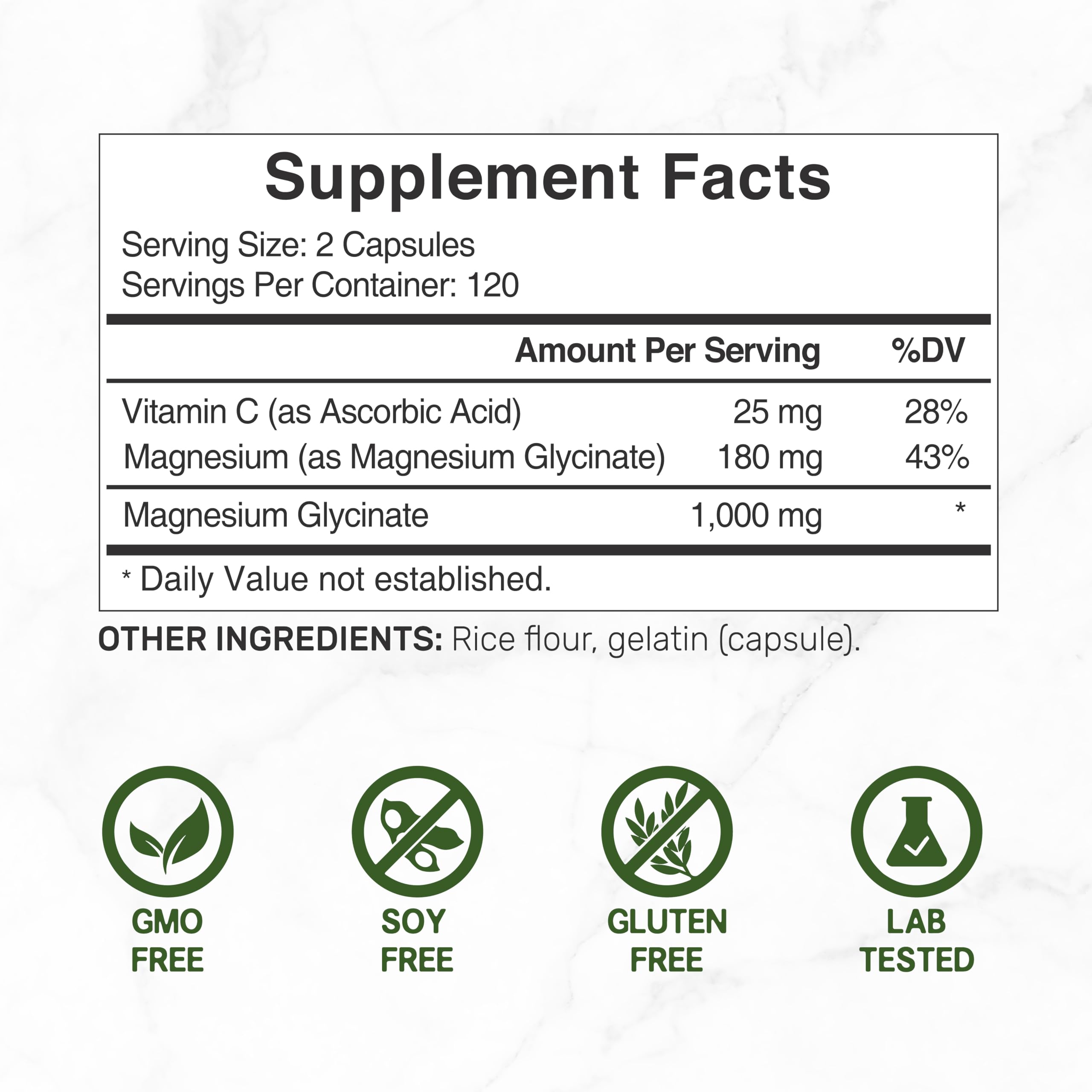 DEAL SUPPLEMENT Vitamina C añadida, apoyo antioxidante en la fórmula