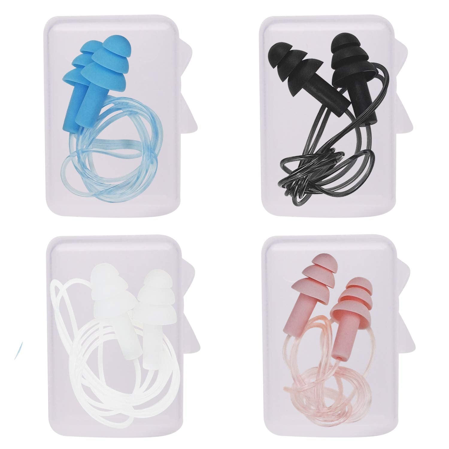 Dealswin tapon-auricular-con-cuerda para uso cómodo y seguro