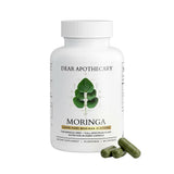 Dear Apothecary Moringa 800 mg en bote, cápsulas para energía diaria.