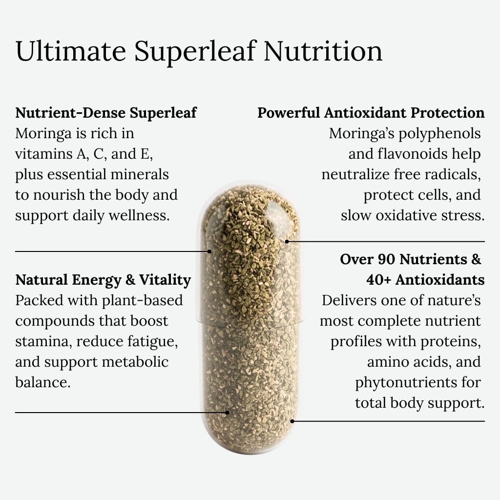 Dear Apothecary Moringa, envase de vidrio para conservar nutrientes.