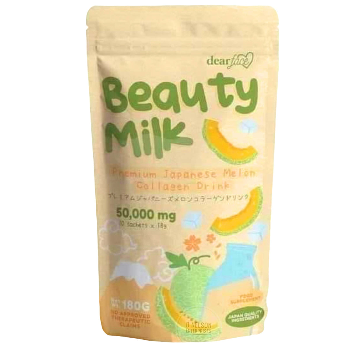 Dear Face Beauty Milk, botella de colágeno japonés para tomar en tu rutina diaria.