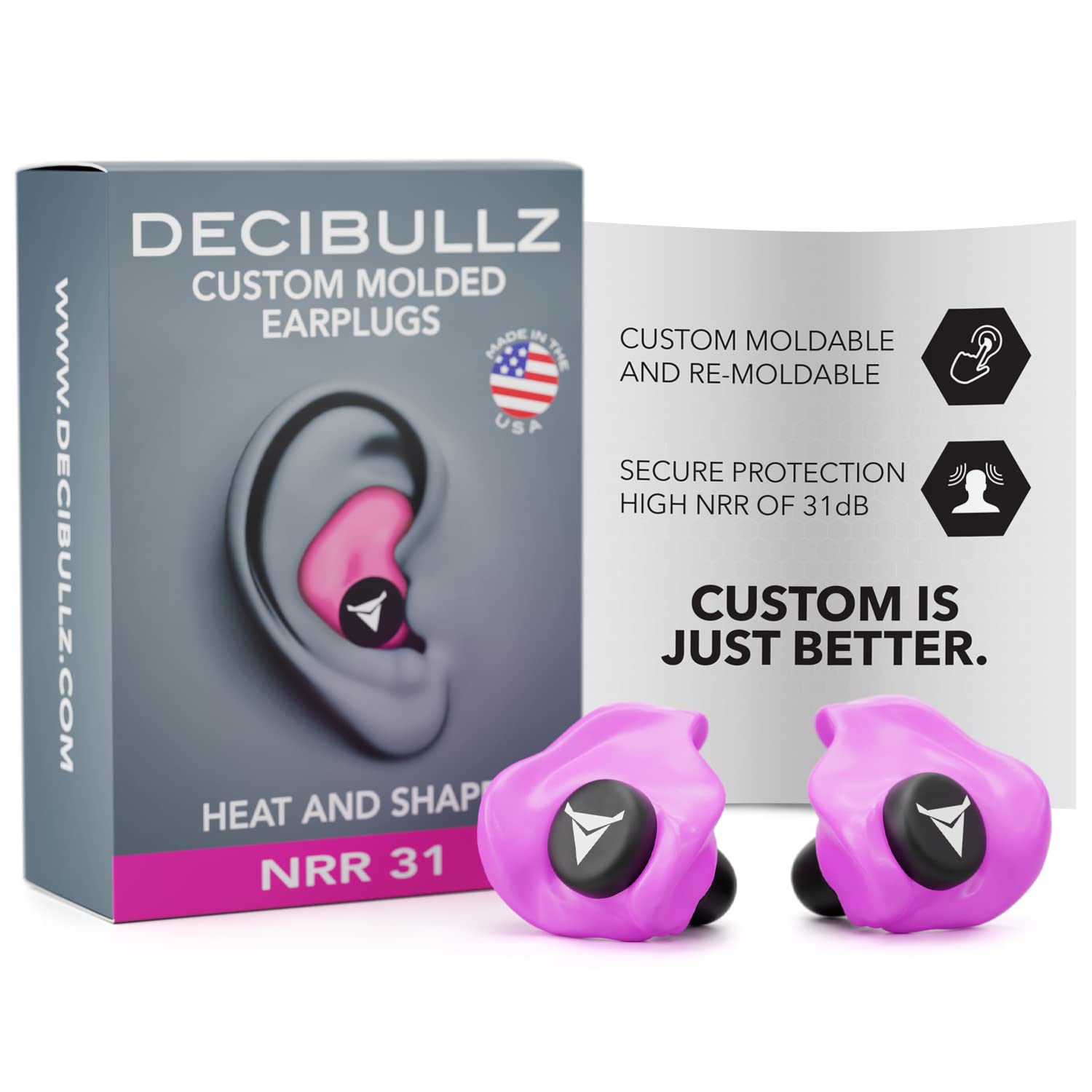 Decibullz: auricular moldeado para mayor aislamiento y confort diario