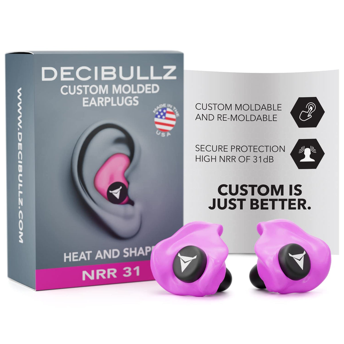Decibullz: auricular moldeado para mayor aislamiento y confort diario