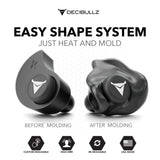 Decibullz sistema de forma fácil para personalizar el molde en minutos.