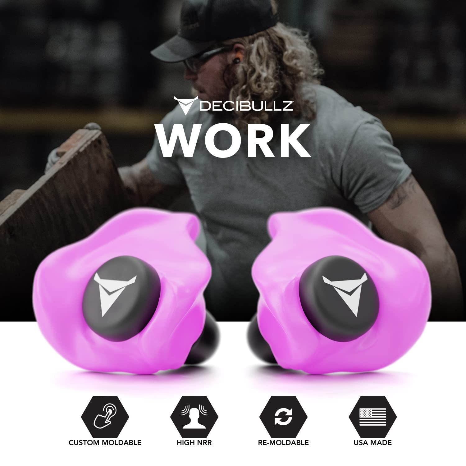Decibullz: tapas tres tipos para ajuste cómodo y personalizado