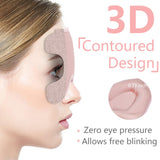Dec.Metu máscara ojos 3D: diseño ergonómico que evita contacto con pestañas