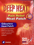 Parche Deep Heat para espalda ofrece calor sostenido para comodidad diaria.