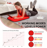 Deerbaba Manta de Luz Roja con controles rápidos para fácil ajuste.