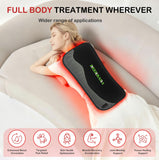 Deerbaba Manta de Luz Roja para cintura: soporte para sesiones en casa.