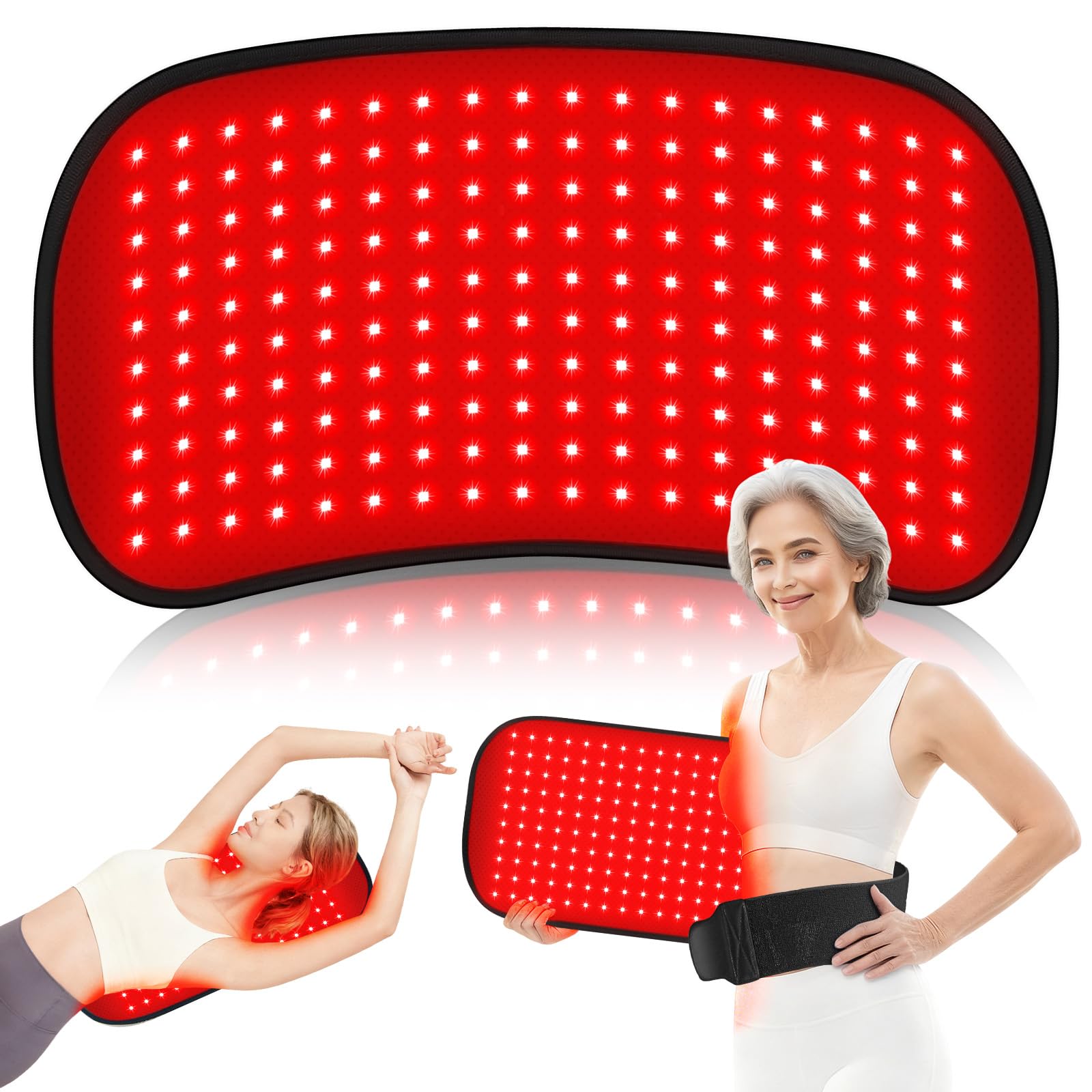 Deerbaba Manta de Luz Roja para espalda: uso cómodo y diario.