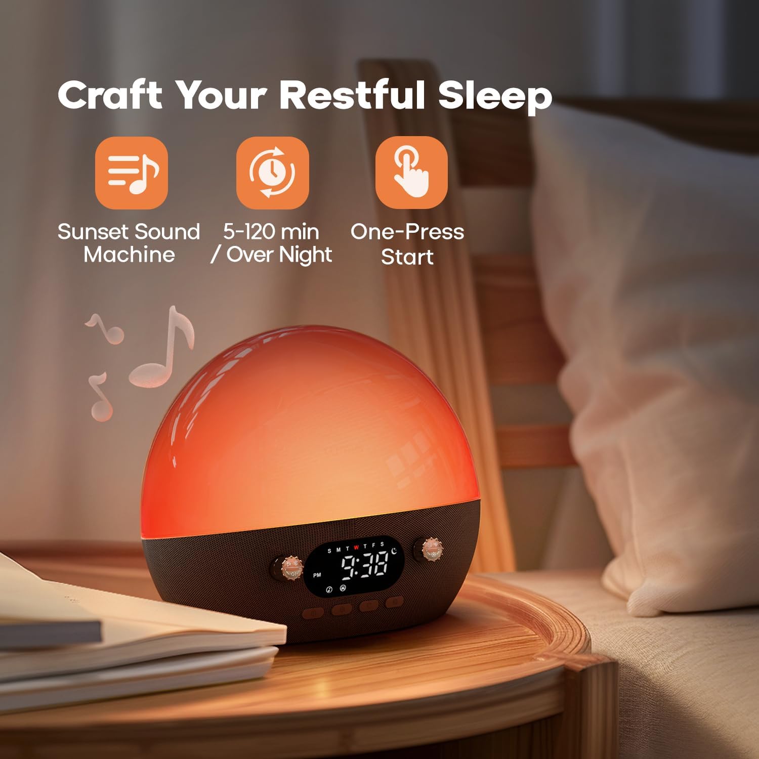 Alarma dual programable para días laborales y fines de semana