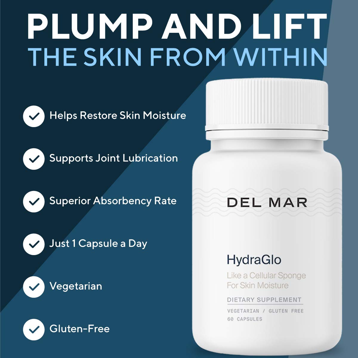 Del Mar Labs ingredientes-100-organicos: cuidado diario sin gluten ni lactosa.
