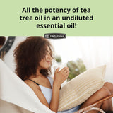 Aceite De La Cruz de Árbol de Té, envase seguro para difusor.