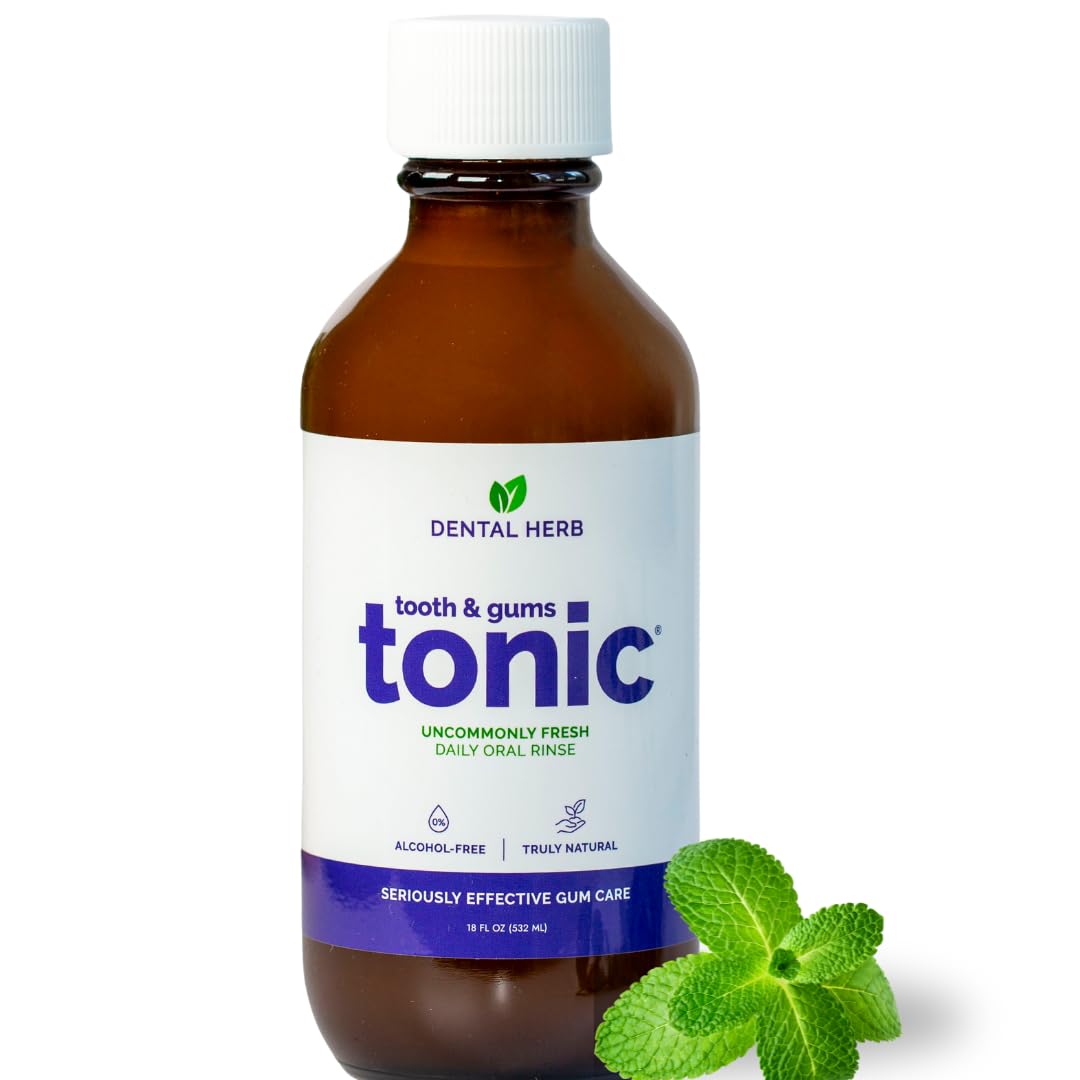 Dental Herb Company equilibrio-botella-vertido: enjuague suave para refrescar la boca