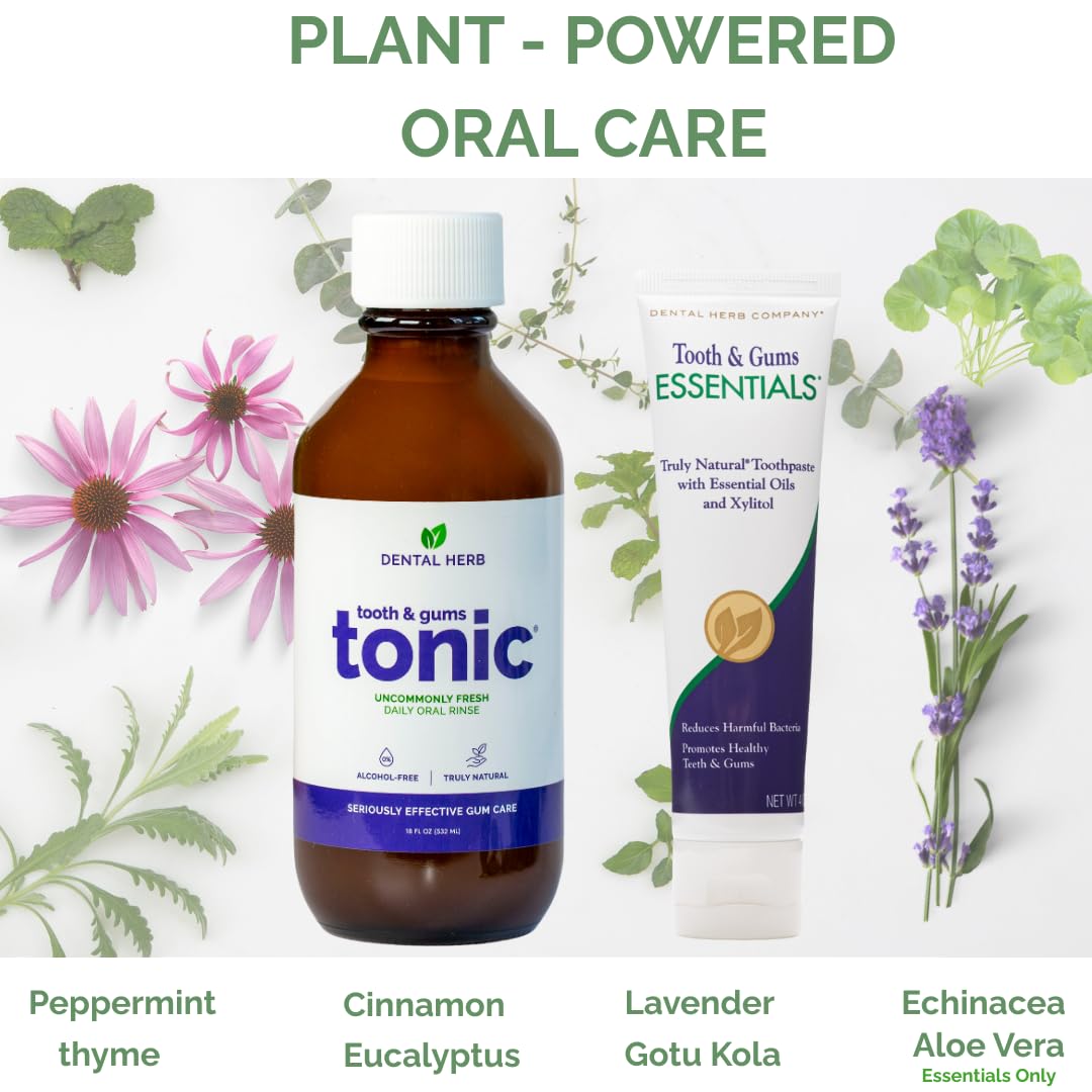 Pasta dental Esenciales de Dental Herb Company, fórmula sin fluoruro para limpieza suave.