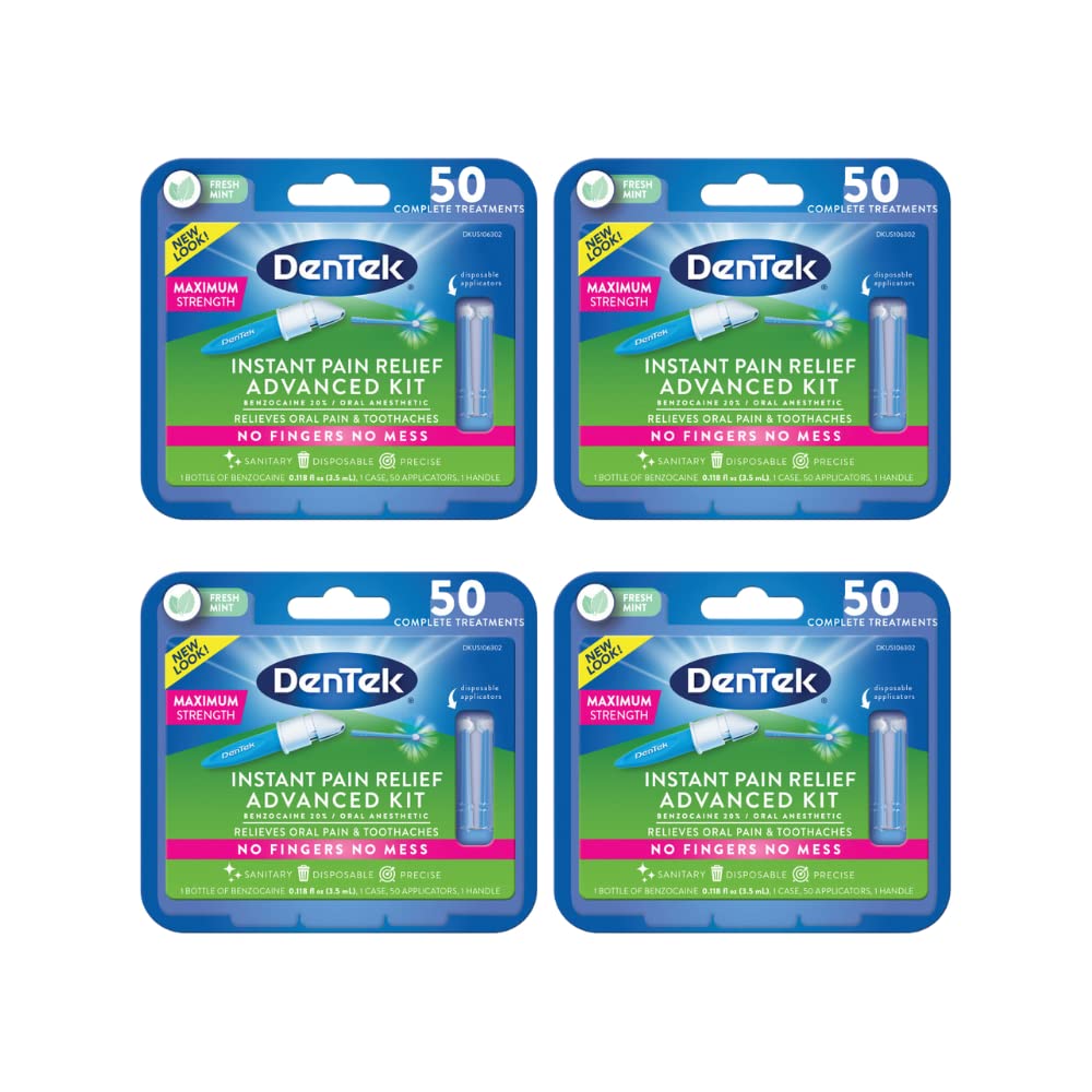 DenTek kit de alivio dental para adultos, conjunto completo para uso diario en casa