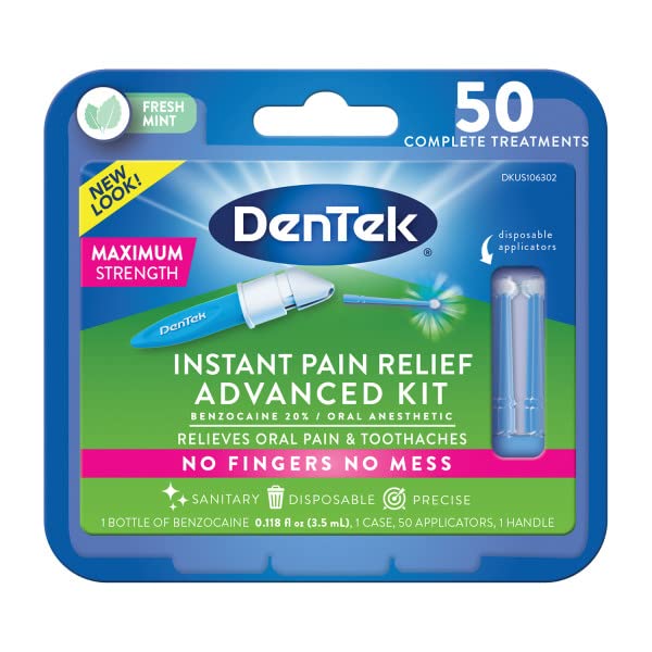 Aplicadores DenTek para dolor dental, 50 unidades para aplicación precisa