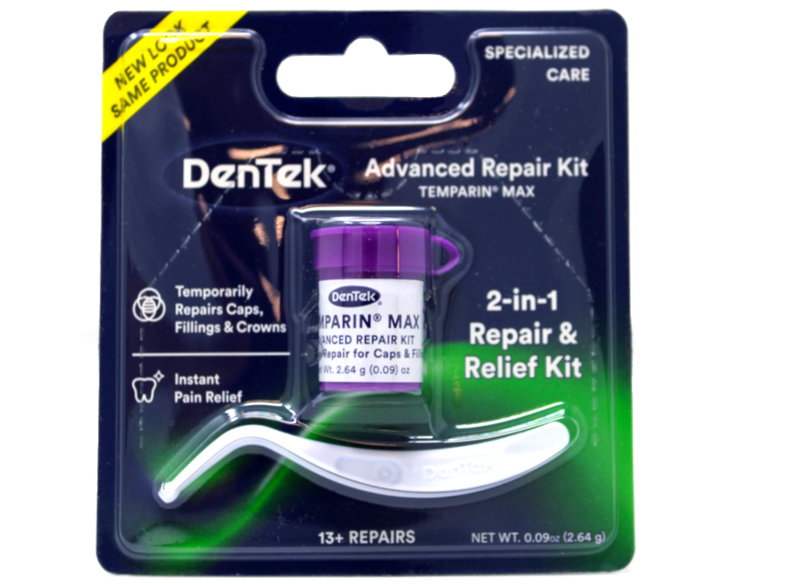 DenTek Temparin Kit total con múltiples aplicaciones para reparación temporal