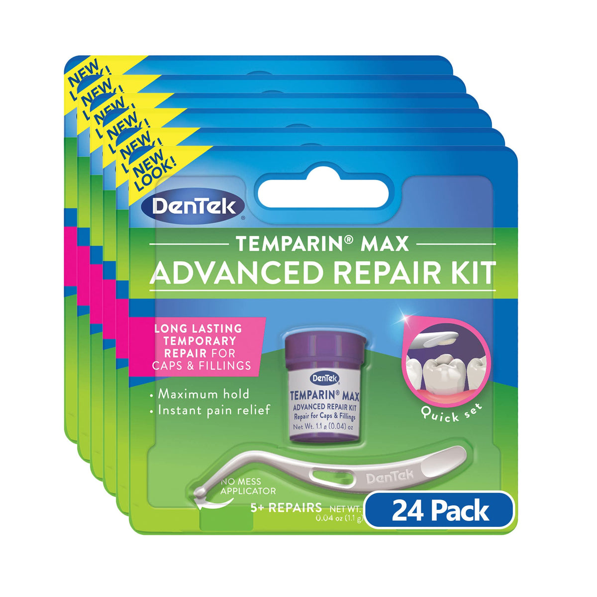 DenTek Temparin Max kit reparaciones: solución provisional para rellenos perdidos.