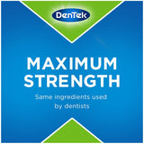 DenTek Tubo dental compacto: dispensación sencilla para uso en casa.