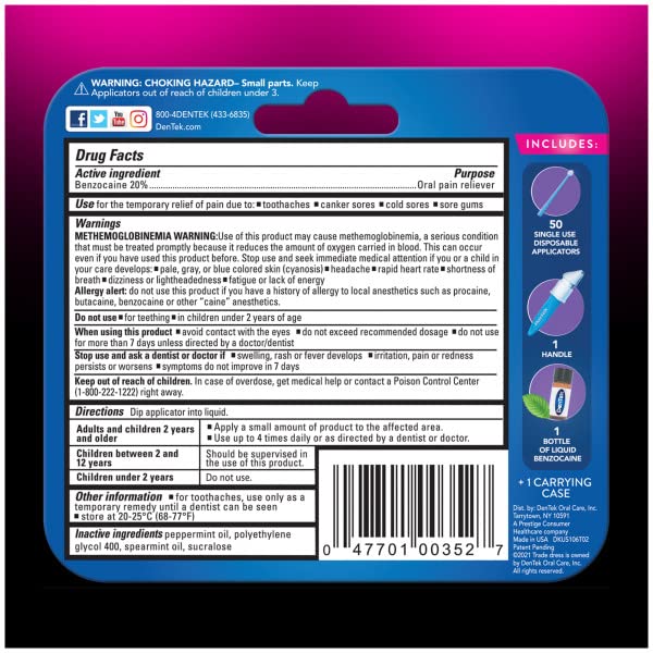 DenTek para uso en casa y en emergencias dentales