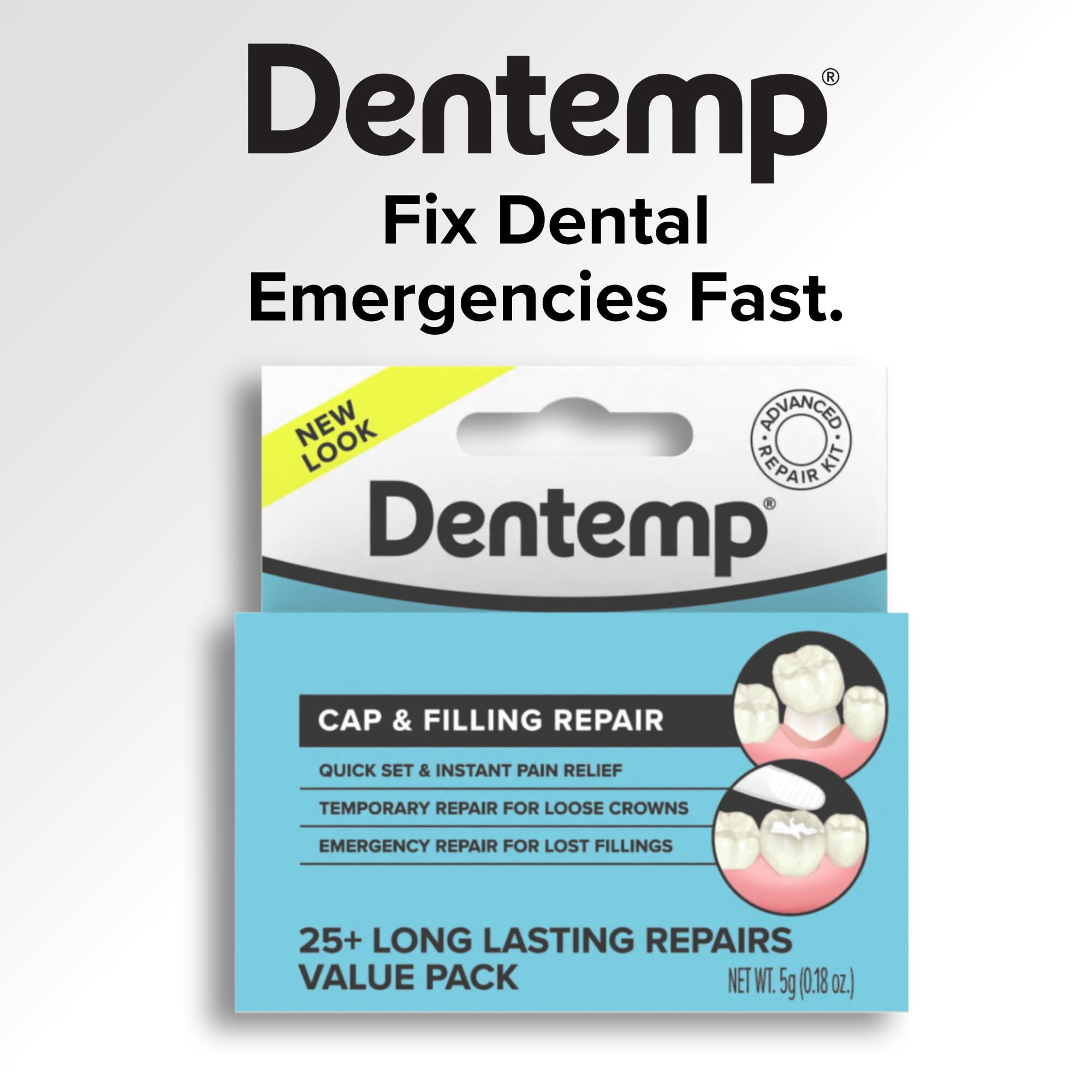 Dentemp: alivio rápido del dolor dental al usar el kit