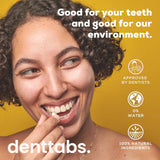 Denttabs tabletas sin plástico para cuidado dental sostenible