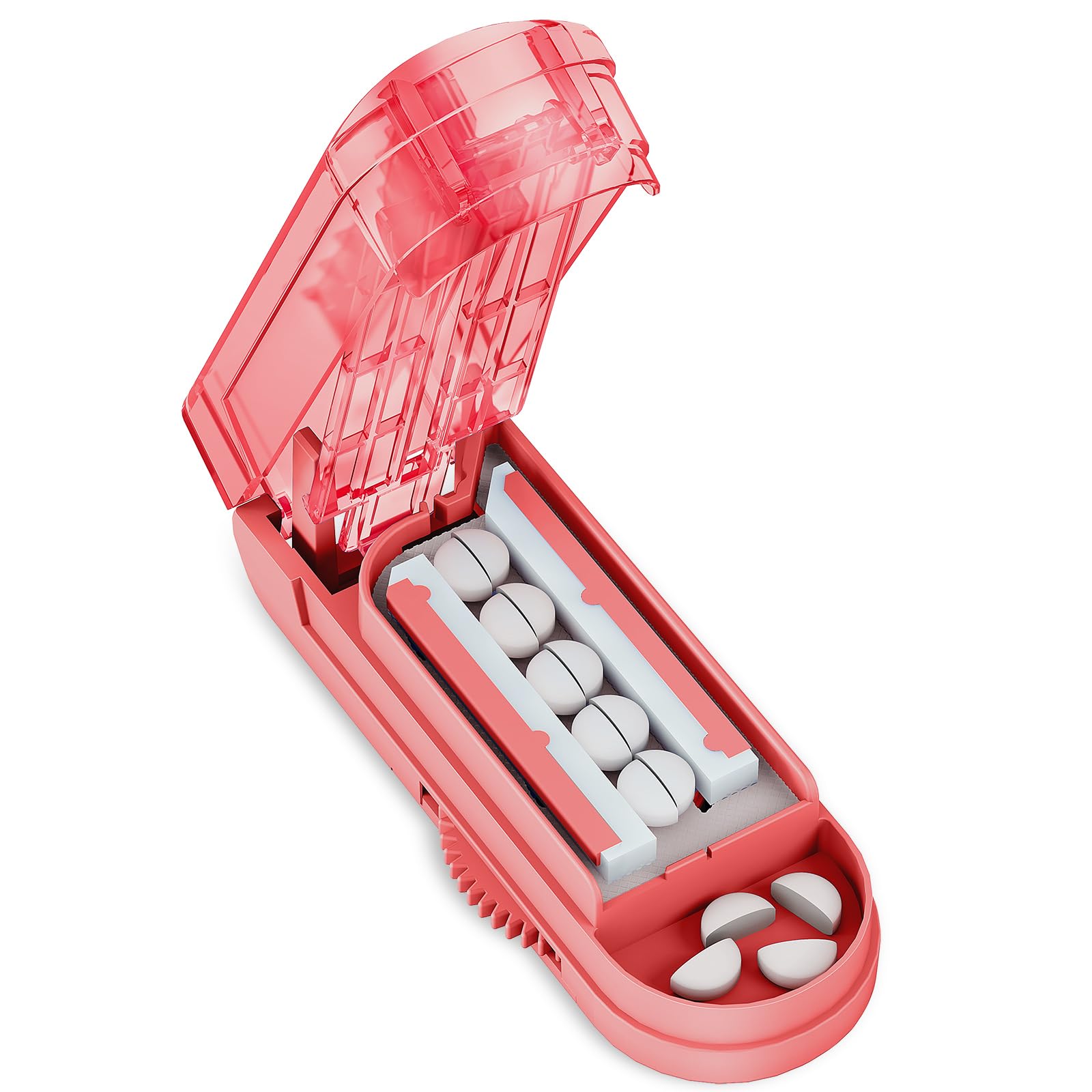 Cortador DEPAD ajustable para pastillas, alineación precisa para cortar con facilidad.