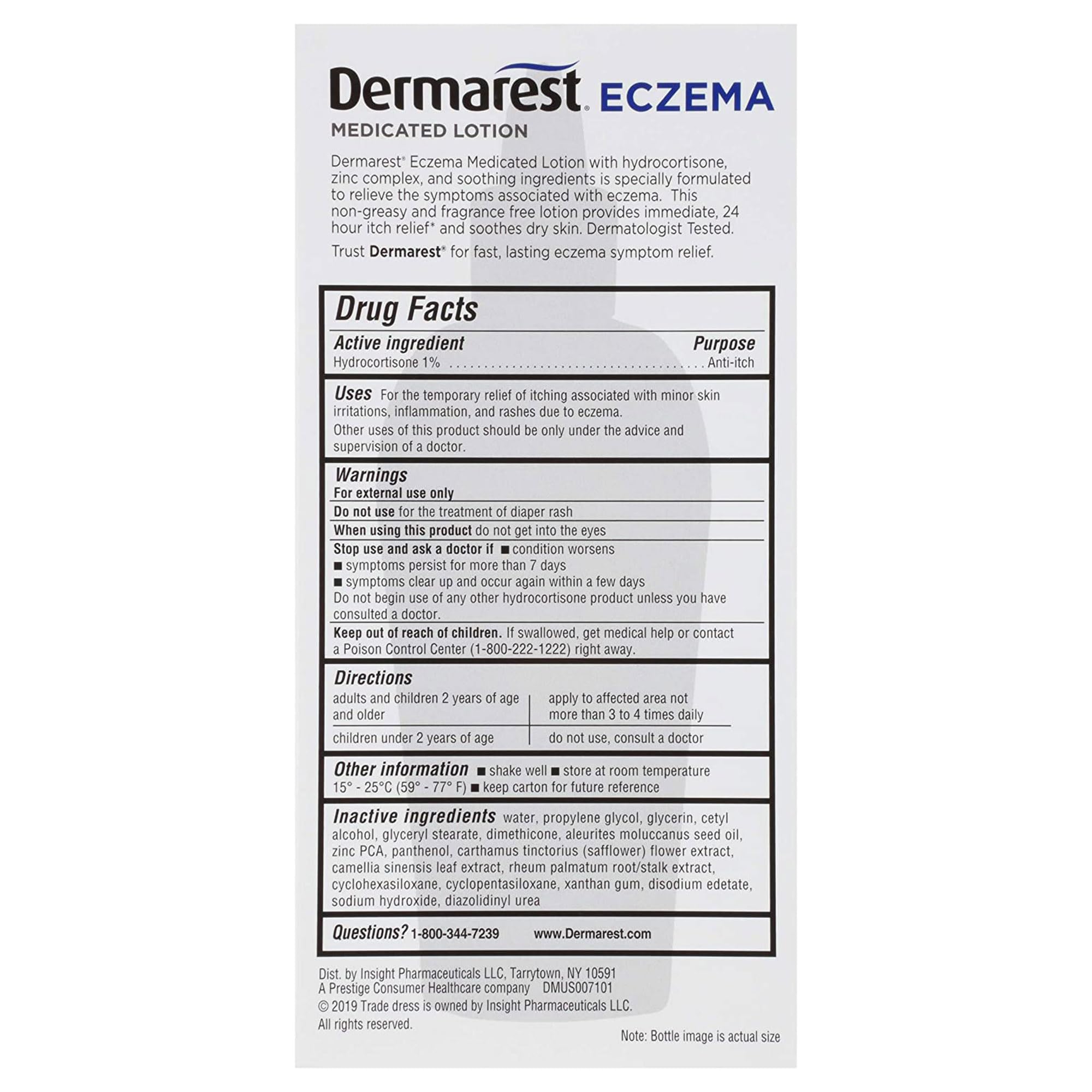 Dermarest paquete 3 lociones para eczema en empaque práctico