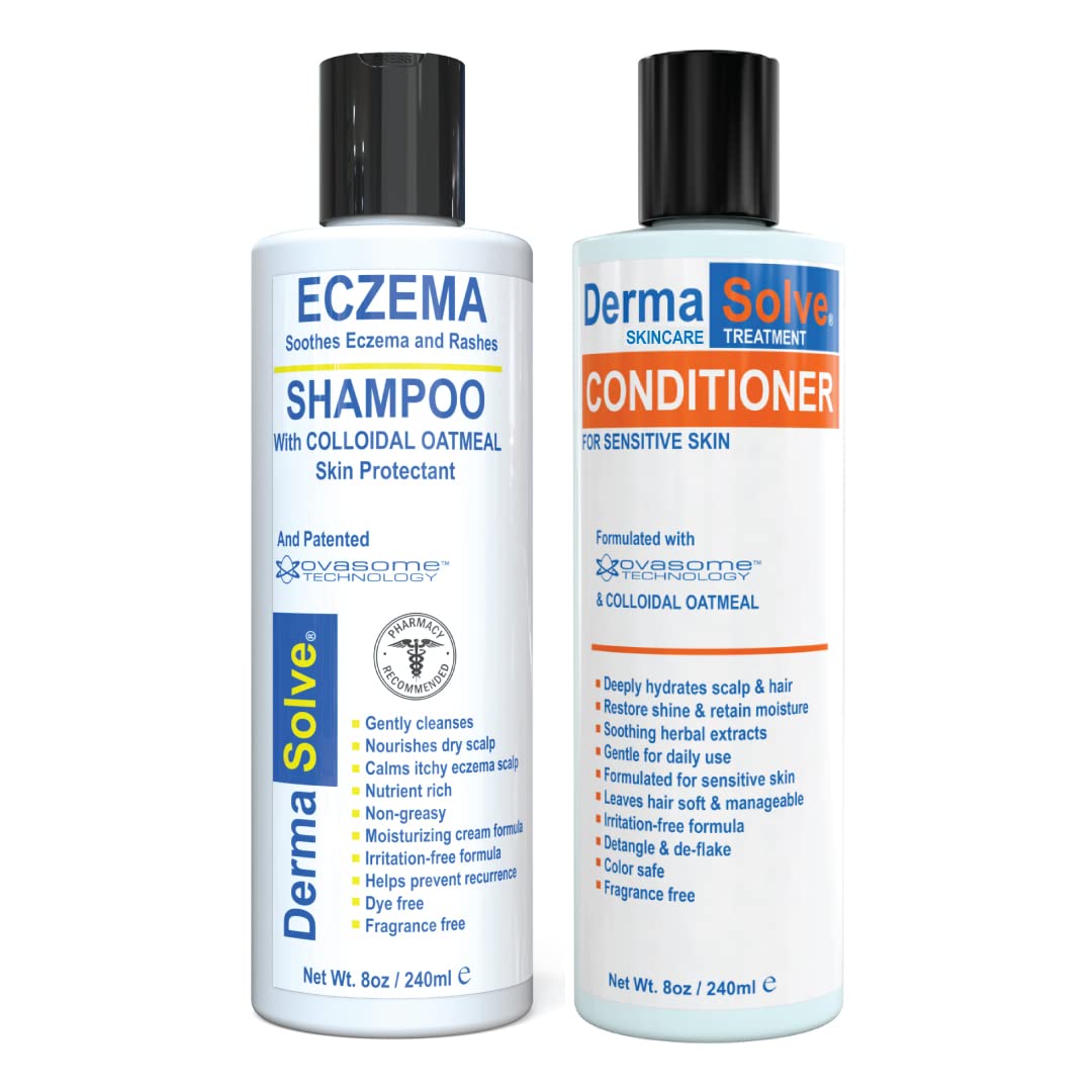 Dermasolve champú eccema en botella: limpieza suave que cuida la barrera cutánea.