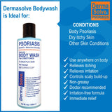 Dermasolve dos-botellas psoriasis: conveniencia para el cuidado continuo.