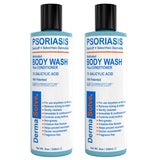 Dermasolve jabon cuerpo psoriasis bote: limpieza suave para piel sensible.