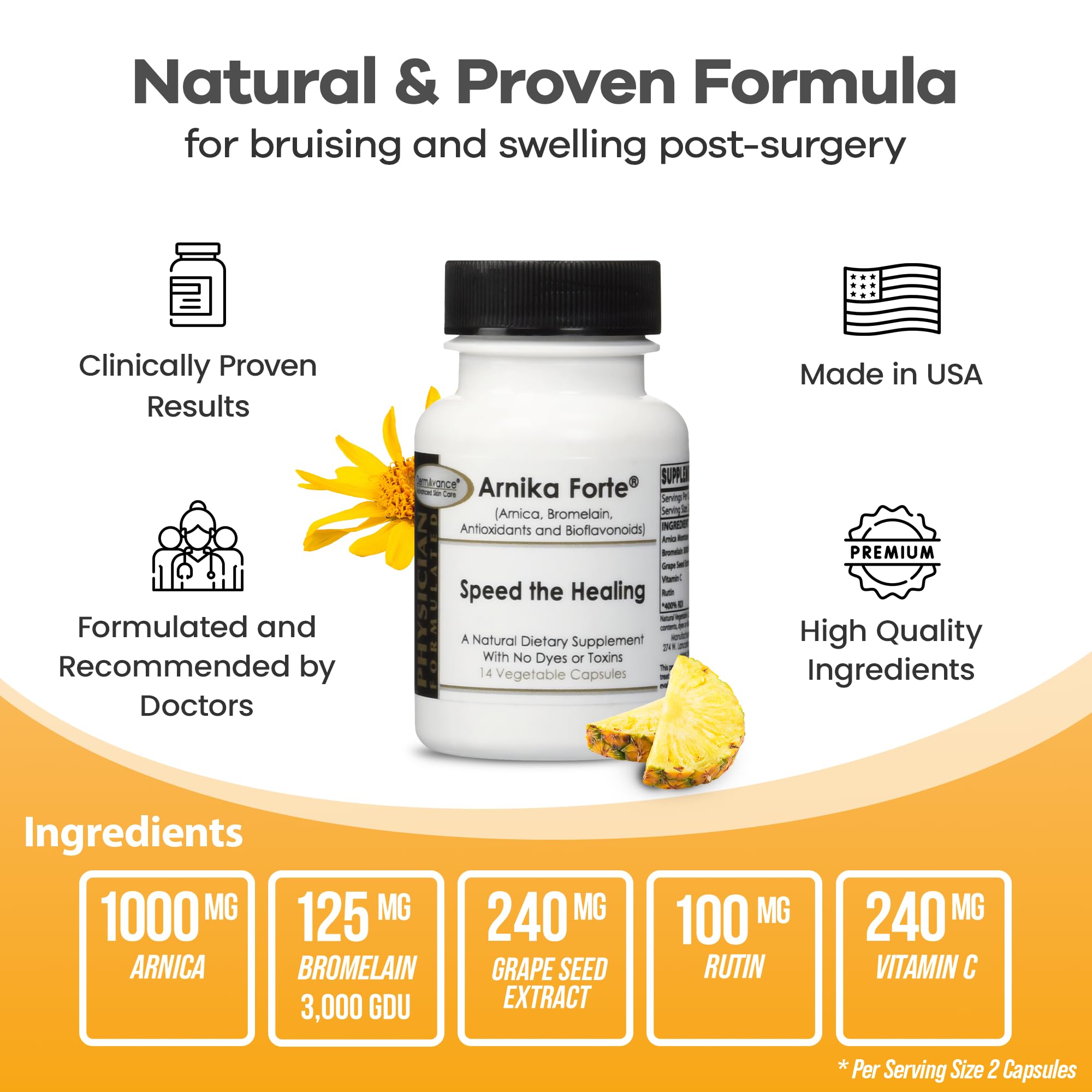 Arnica montana en DermAvance Arnika Forte
