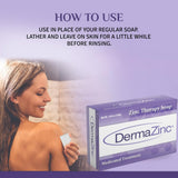 DermaZinc Jabón Terapia, ideal para piel sensible de niños.