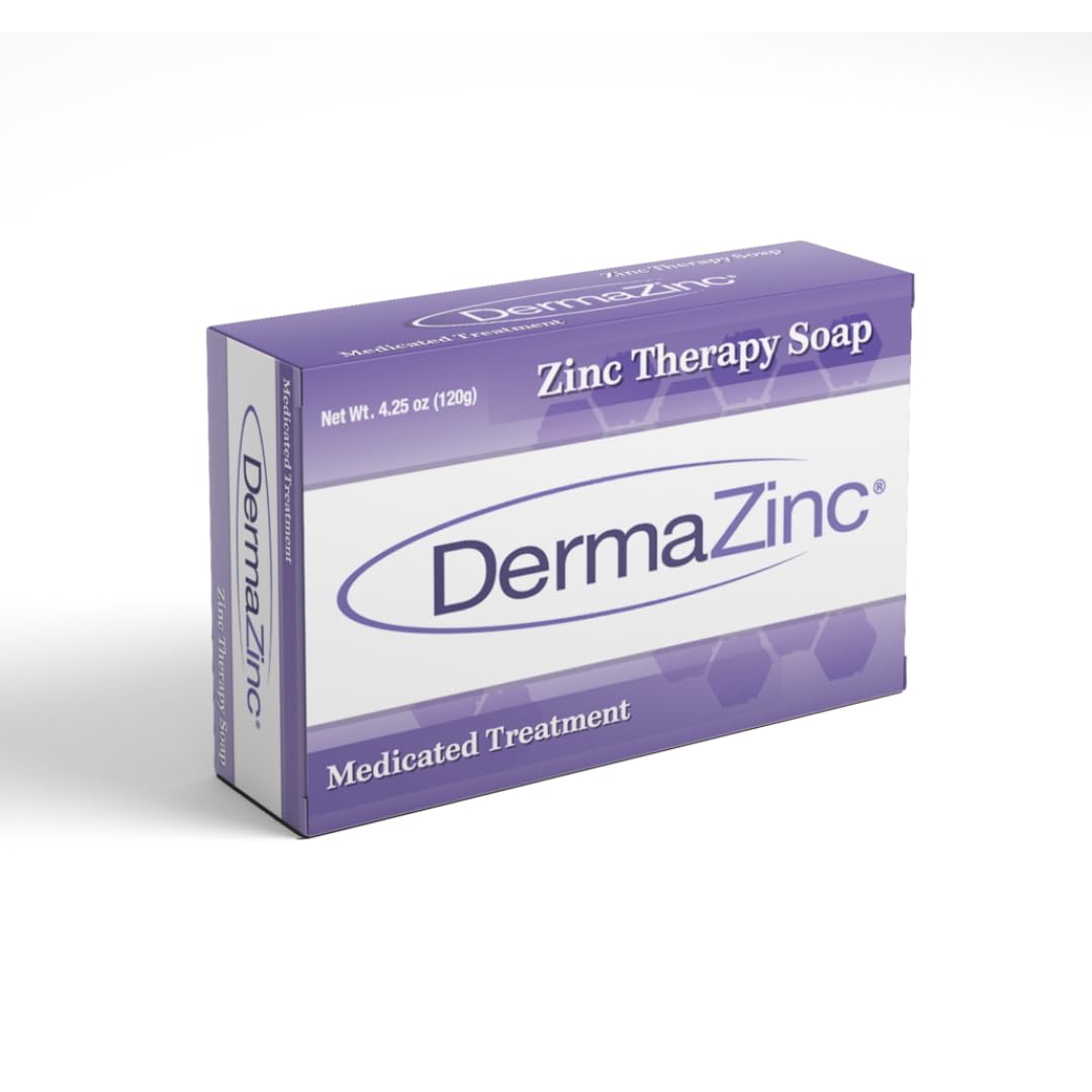DermaZinc terapia-jabon-zinc: alivio suave para irritación cutánea diaria