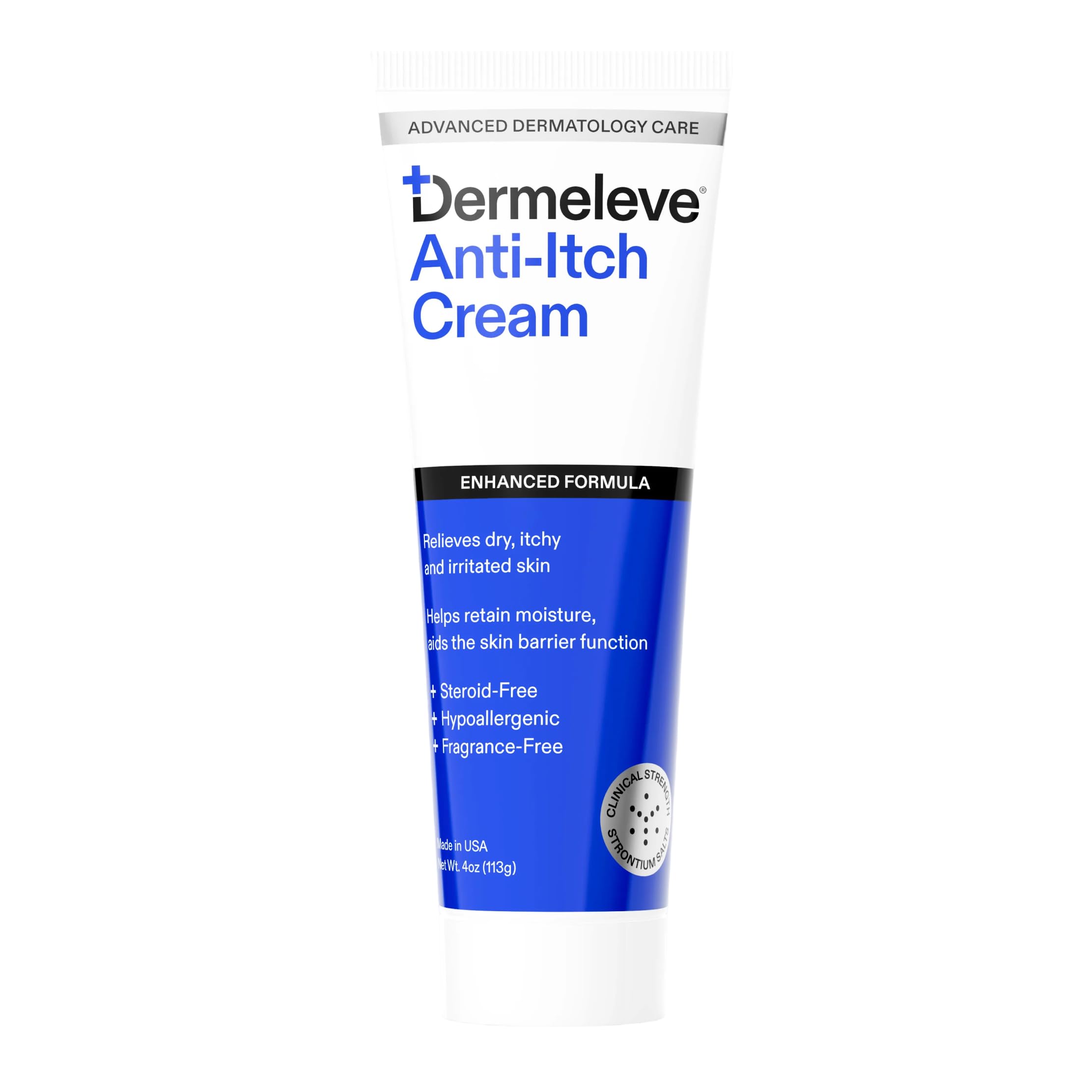 Dermeleve crema antipicor en envase de 4 oz para alivio rápido