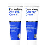 Dermeleve crema anti-prurito sin esteroides para alivio rápido en todo el cuerpo.