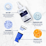 Dermeleve sello dermatólogos: respaldado por especialistas.