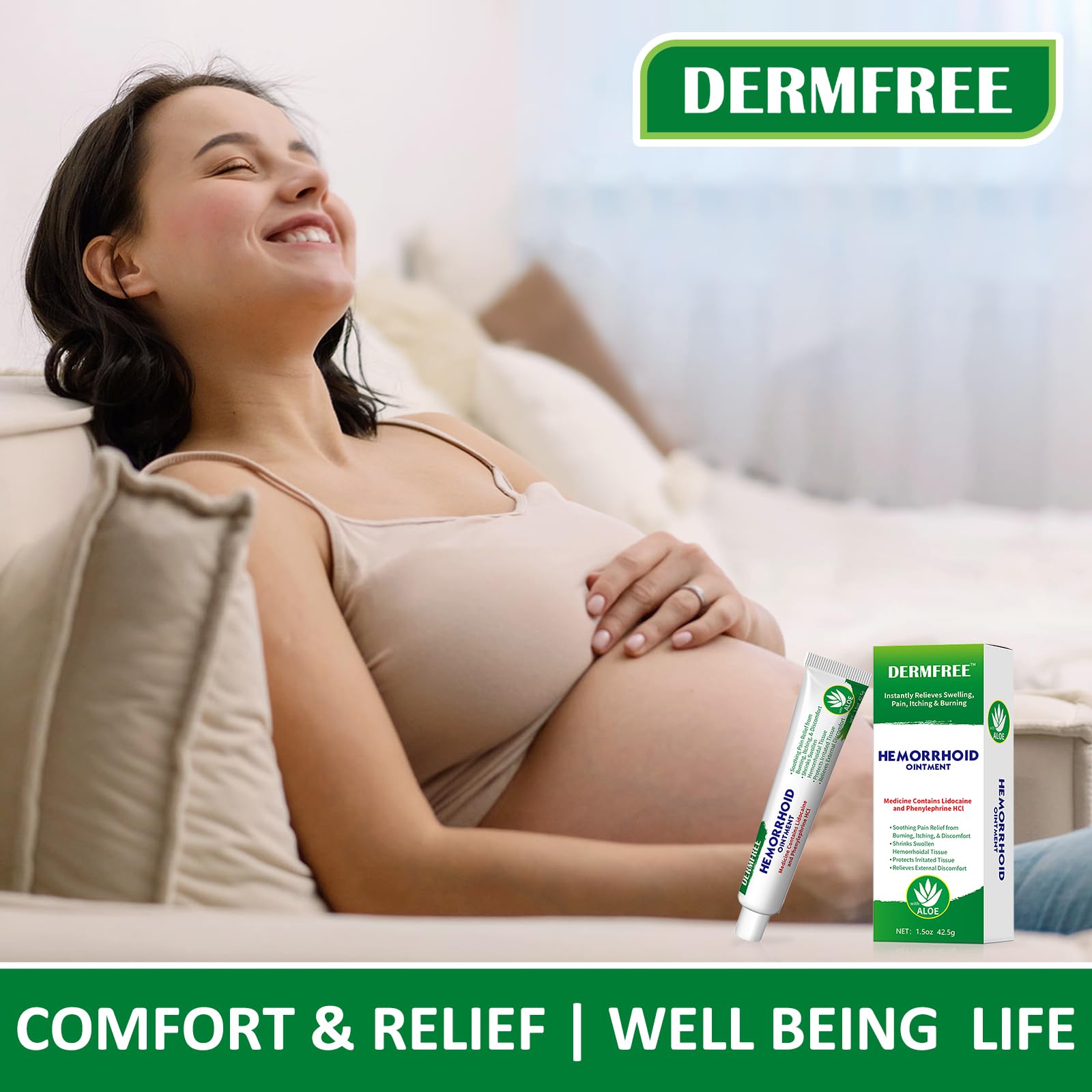 DERMFREE borneol sensación fría alivia picor y molestia temporalmente