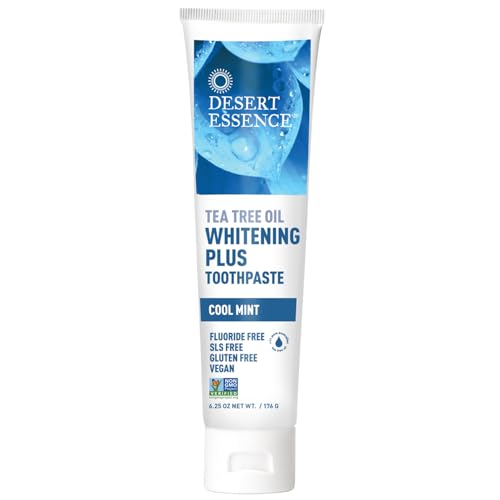 Desert Essence tubo sin fluoruro, aliento fresco diario