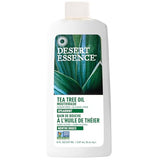 Desert Essence aceite de árbol de té y aloe, ingredientes botánicos para cuidado bucal natural.