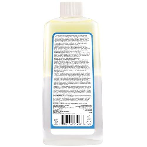 Aceite de coco virgen orgánico como base de la fórmula Desert Essence.