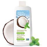 Desert Essence Enjuague Bucal de Coco, botella lista para uso diario.