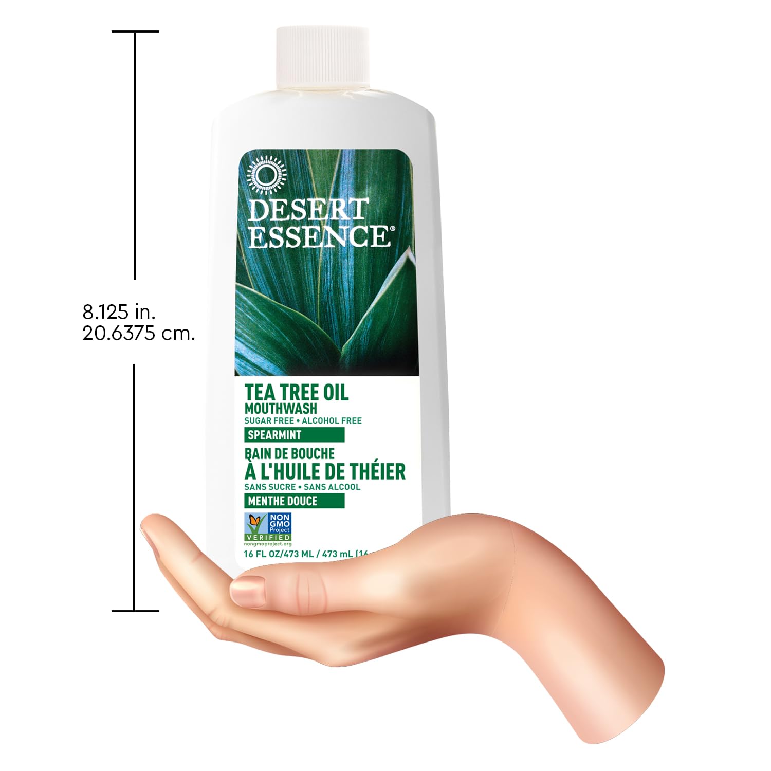 Desert Essence enjuague bucal vegano libre de crueldad