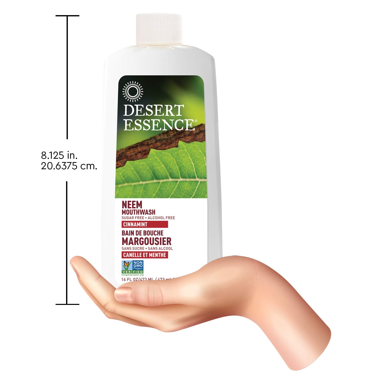 Desert Essence enjuague bucal certificado vegano sin crueldad