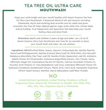 Desert Essence Mega Menta protección contra azúcares con aceite de árbol de té.