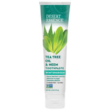 Desert Essence Pasta Dental, neem y tea tree, ingredientes naturales para cuidado bucal.